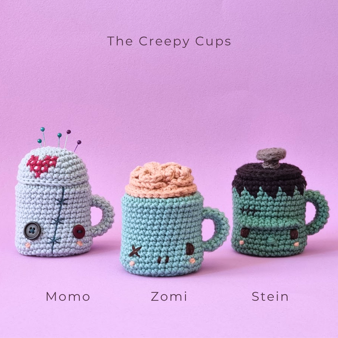 Creepy Cups | 3 in 1 Amigurumi Pattern